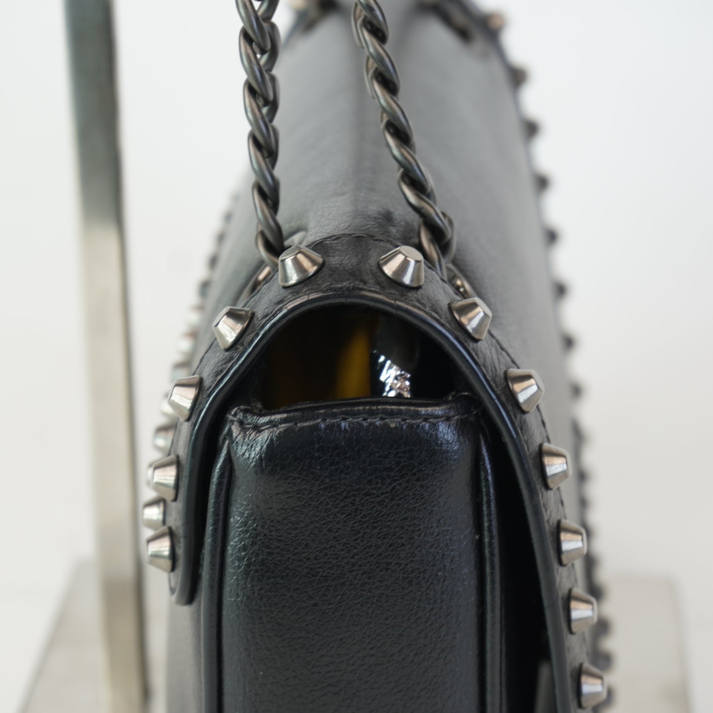 Prada Pattina Glace Studded