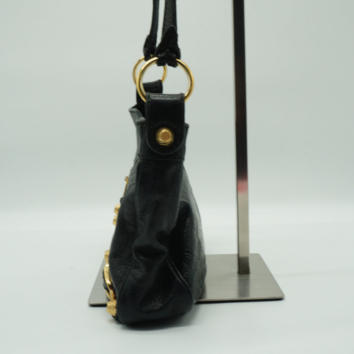 Balenciaga	Hip bag black GHW