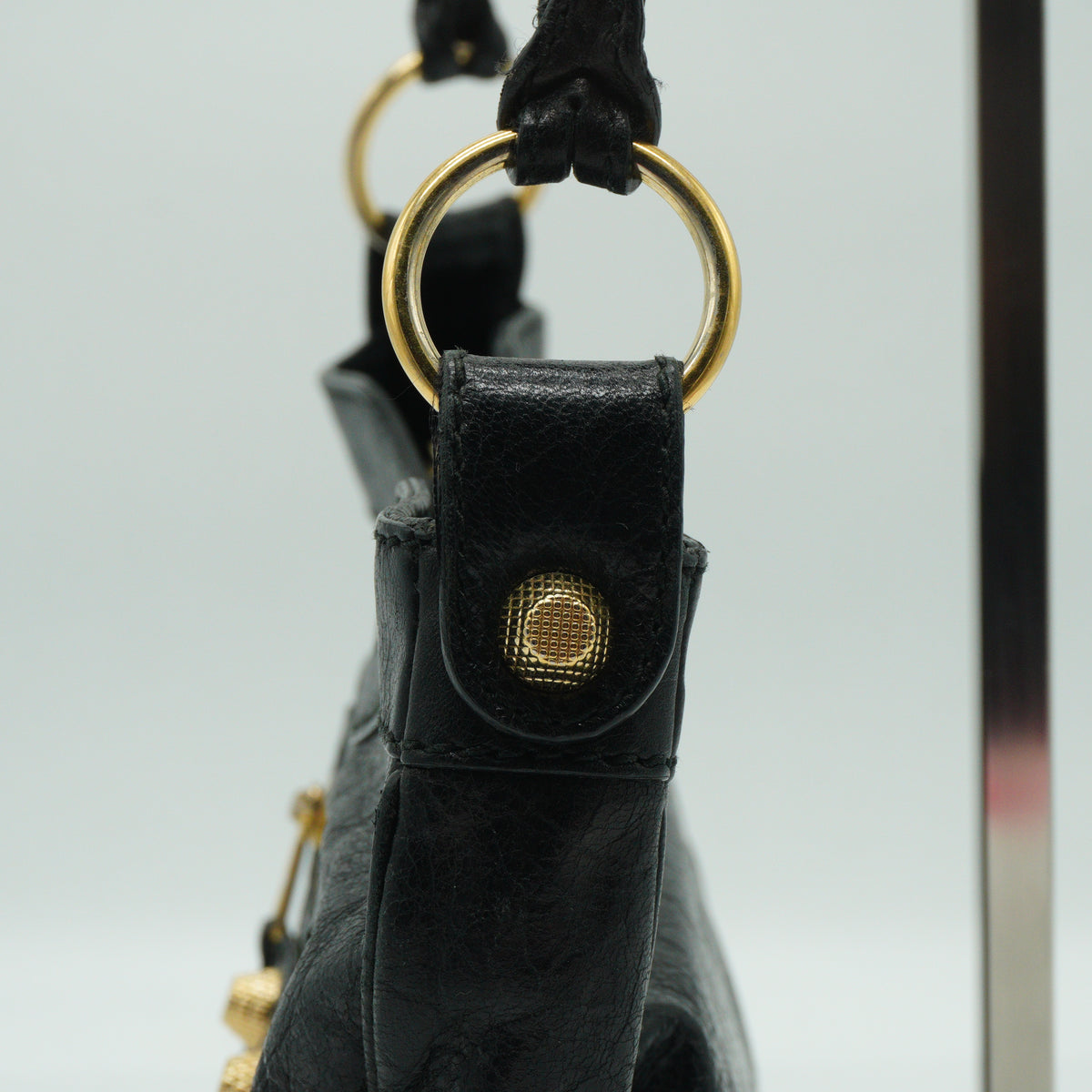 Balenciaga	Hip bag black GHW