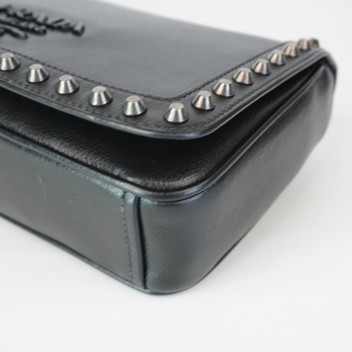 Prada Pattina Glace Studded