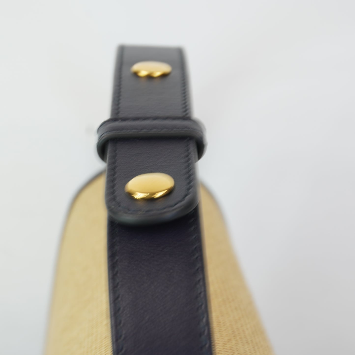 Gucci Horsebit 1955 Beige/Navy Blue