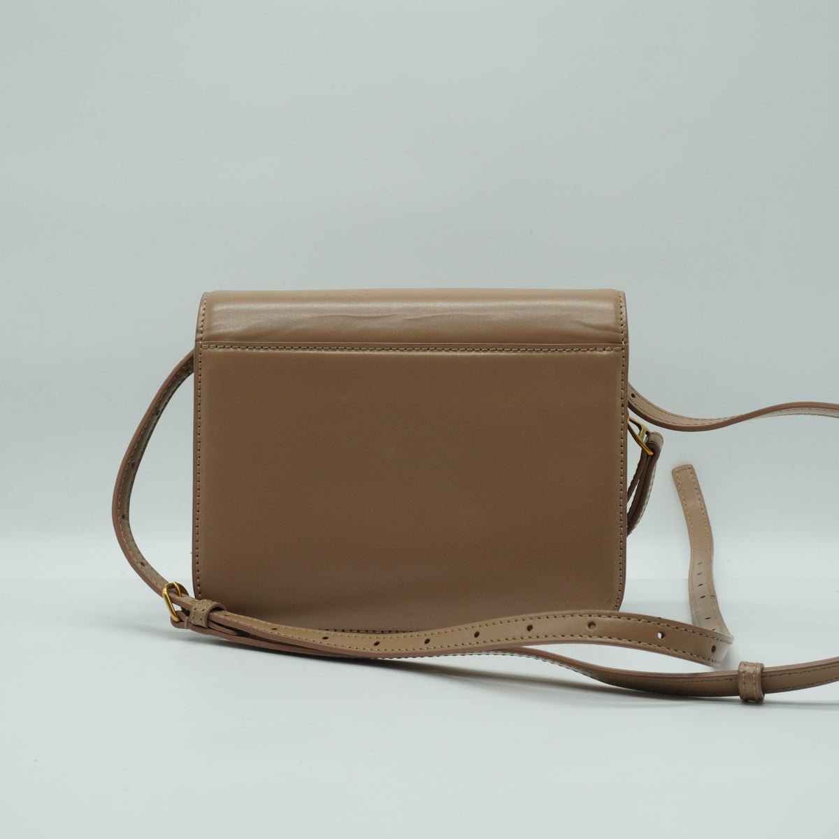 Balenciaga	B Small Crossbody Bag Tan GHW
