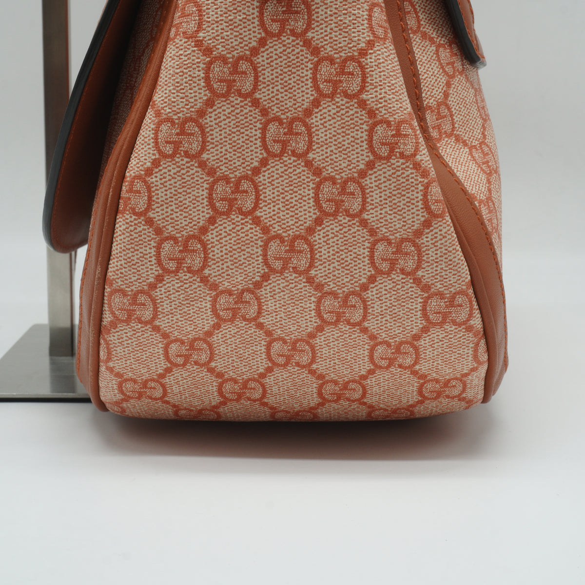 Gucci GG Supreme Stirrup Crossbody Bag Large SHW