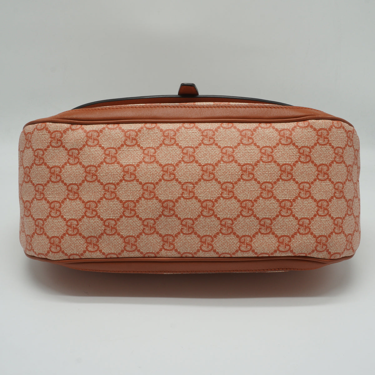 Gucci GG Supreme Stirrup Crossbody Bag Large SHW