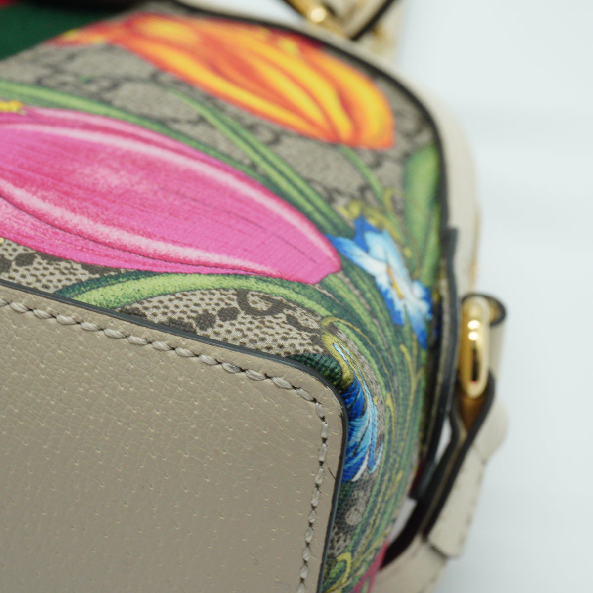Gucci	Ophidia Flora Small GG Supreme Dome Shoulder  Bag Small