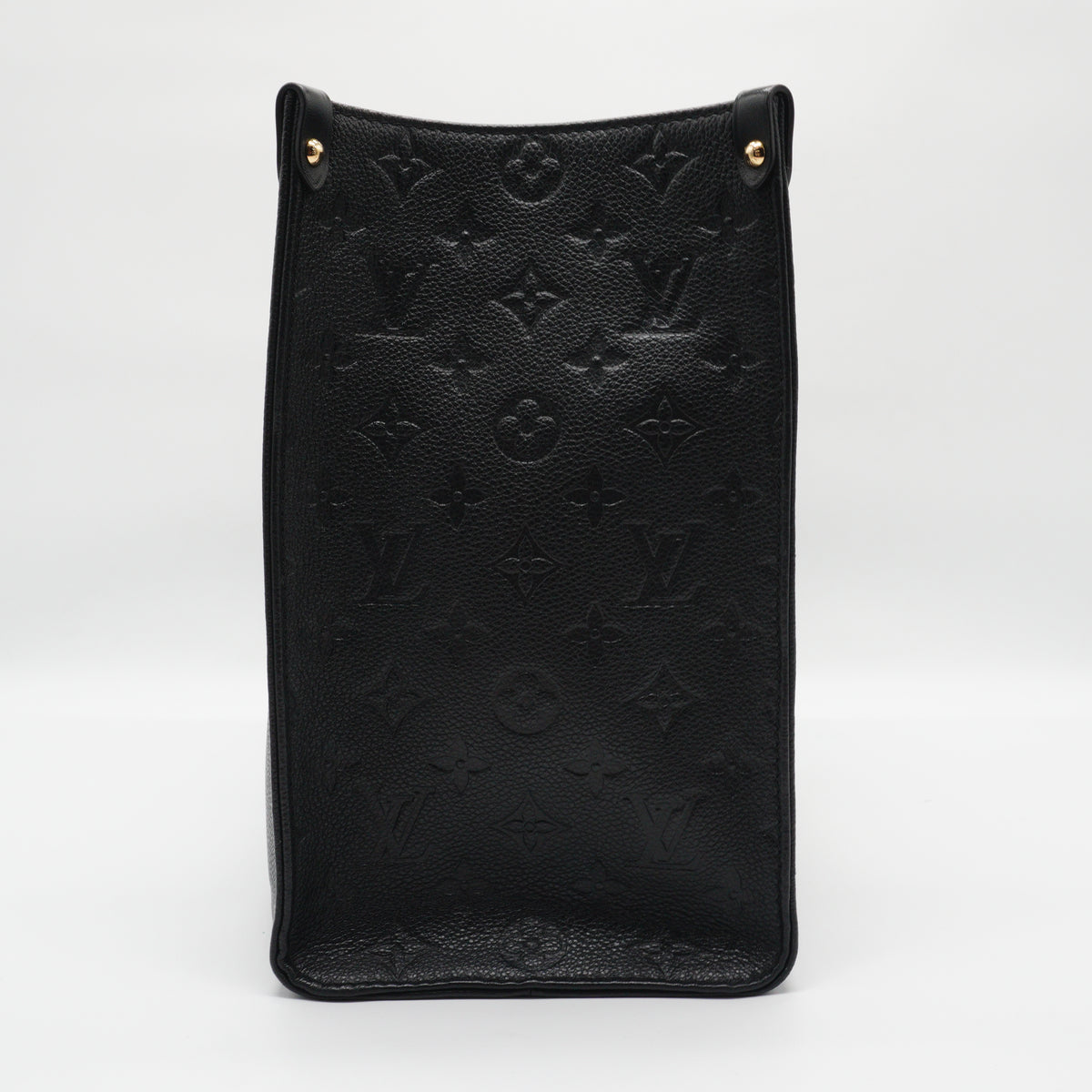 Louis Vuitton	OnTheGo Black MM Tote Bag GHW