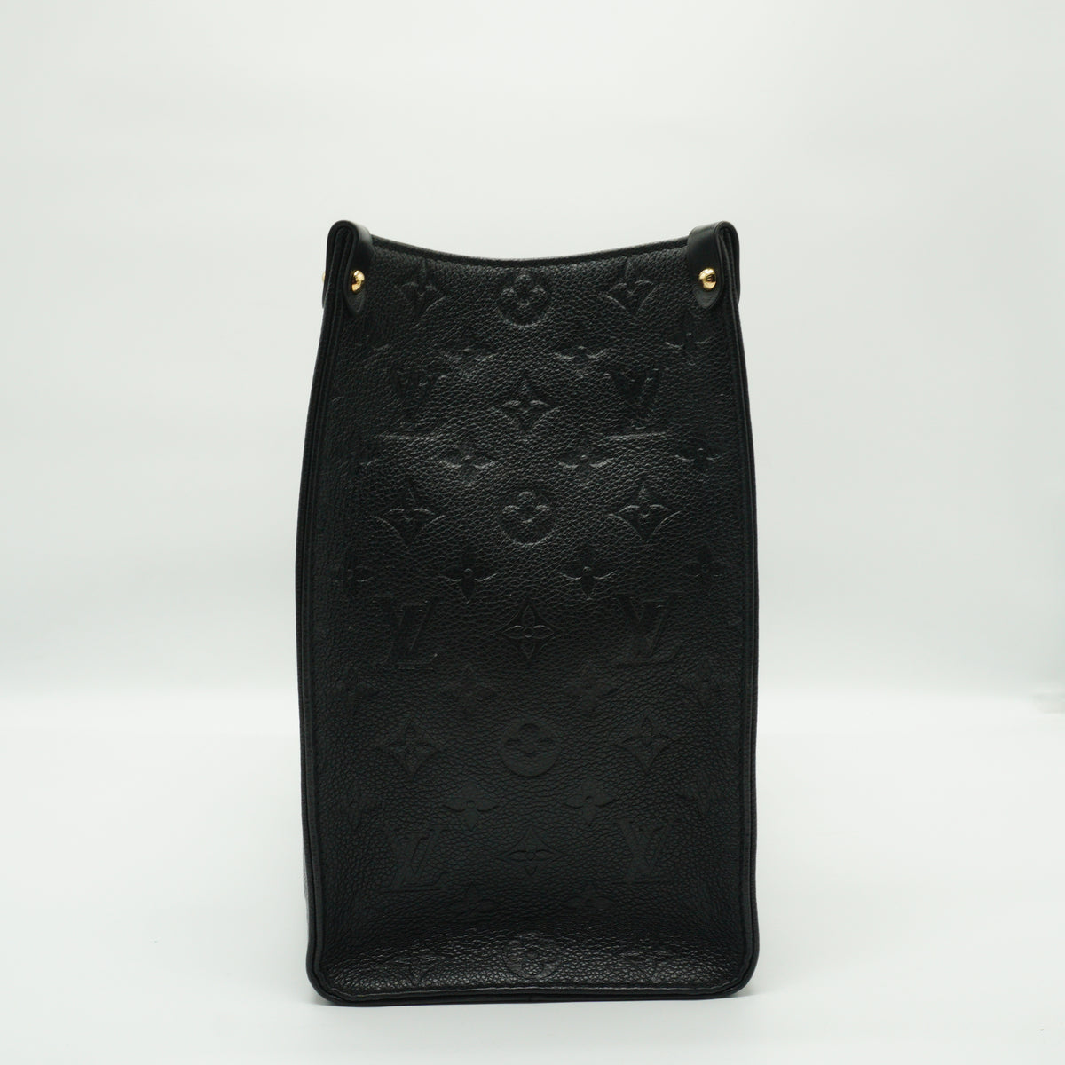 Louis Vuitton	OnTheGo Black MM Tote Bag GHW