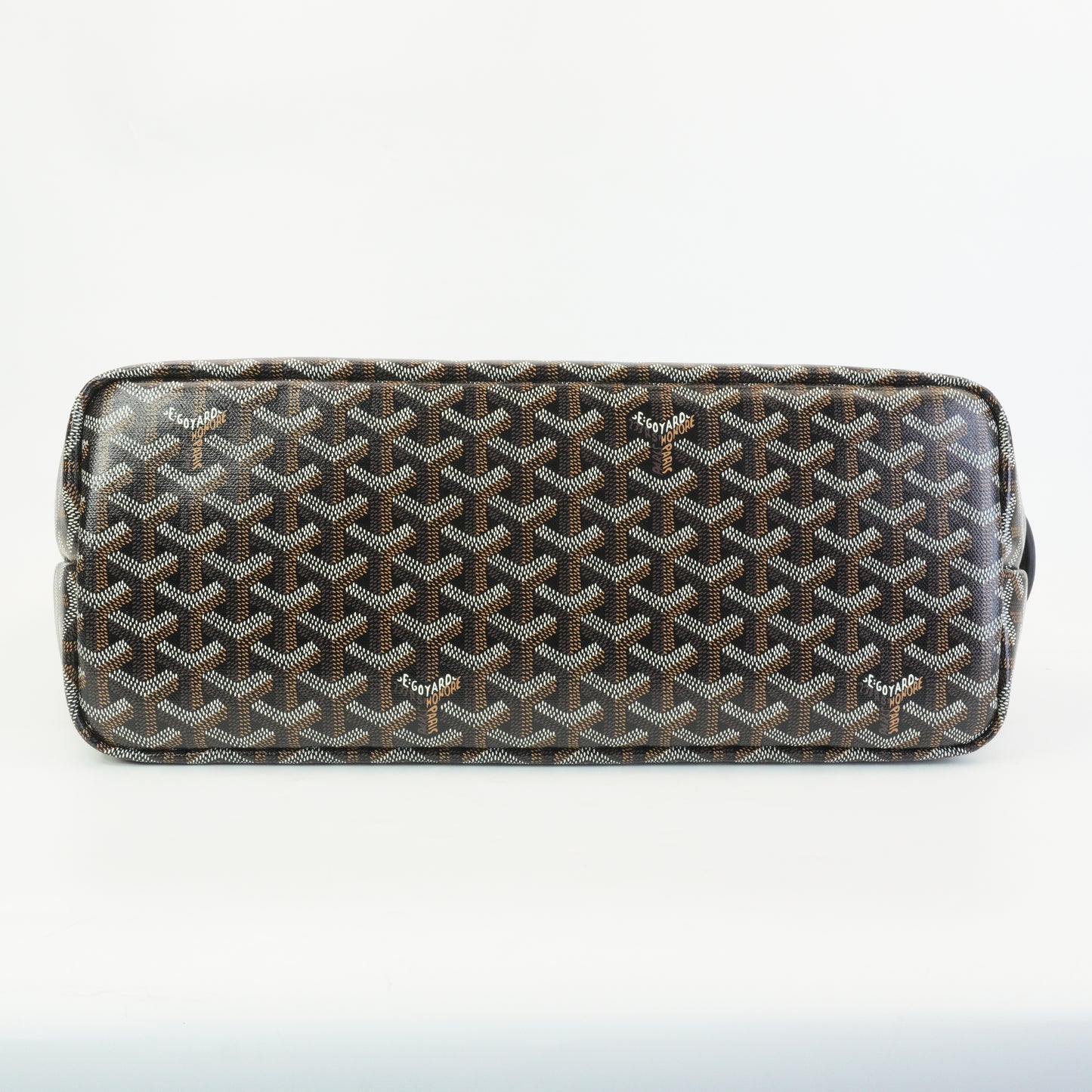 Goyard Goyardine Chien-Gris Pet Carrier PM Black SHW