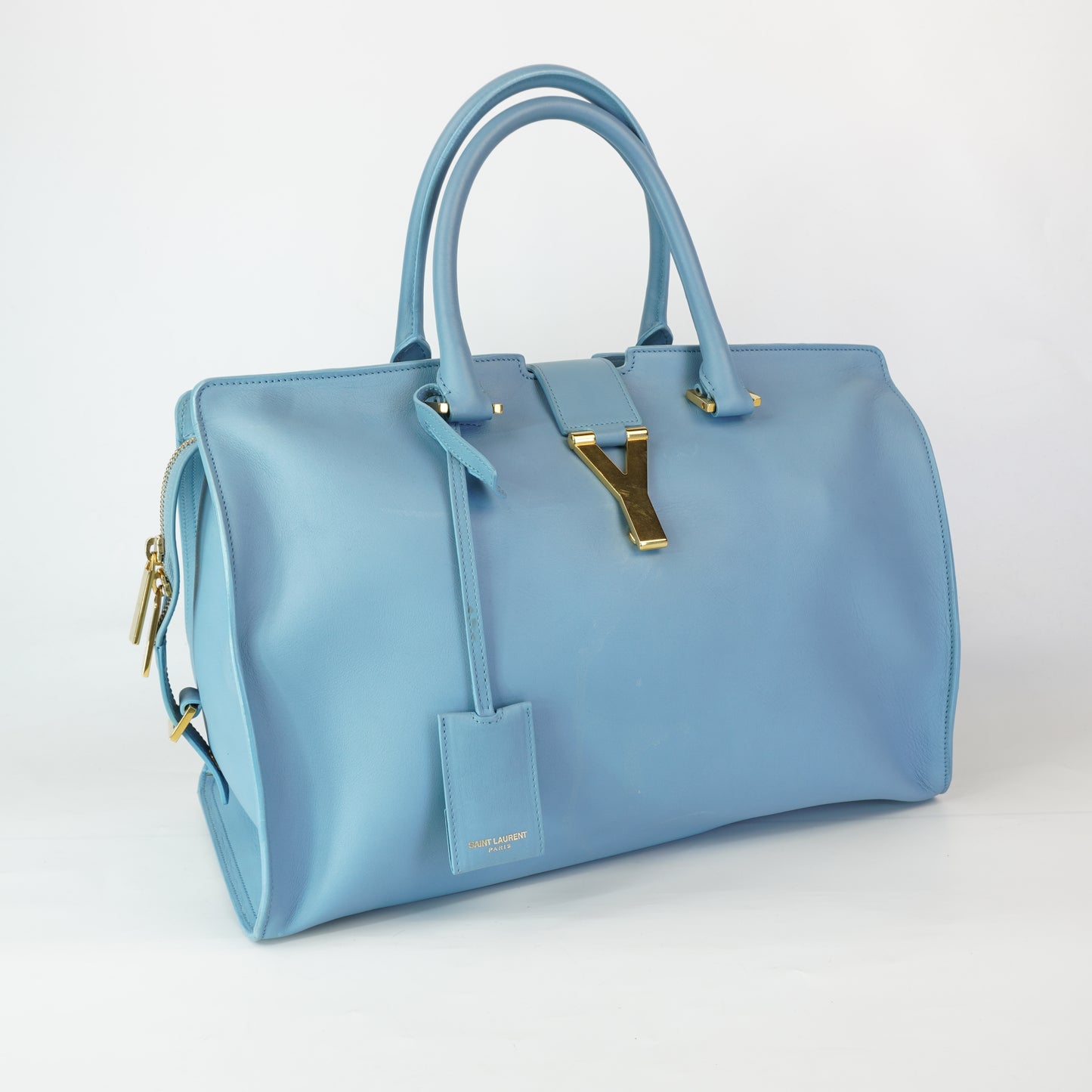 YSL	Cabas Chyc Light Blue
