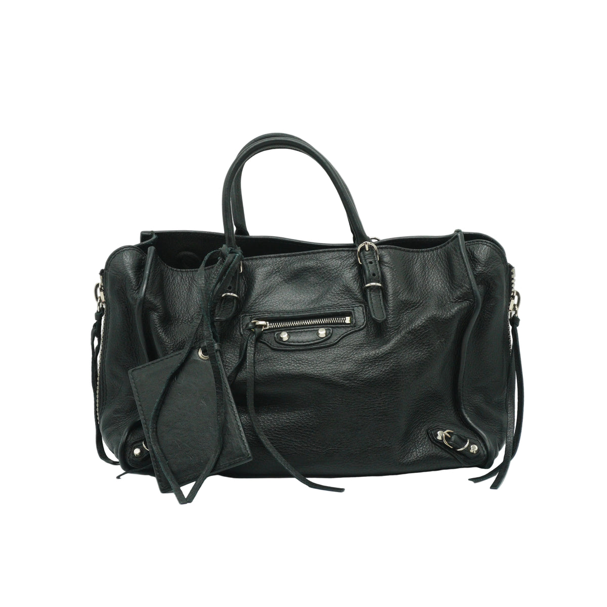 Balenciaga	Papier A6 Zip Around Tote Bag Black Small SHW