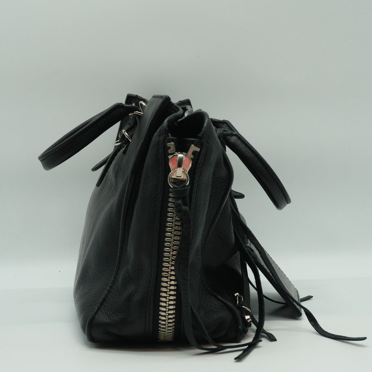 Balenciaga	Papier A6 Zip Around Tote Bag Black Small SHW