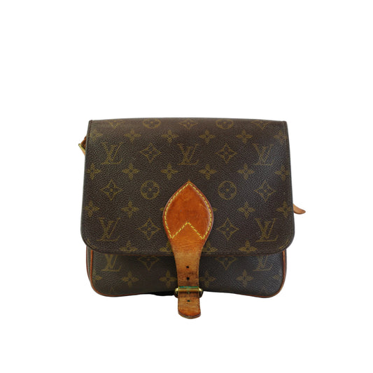 Louis Vuitton Cartouchiere Crossbody Bag GHW Small