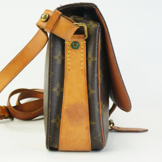 Louis Vuitton Cartouchiere Crossbody Bag GHW Small