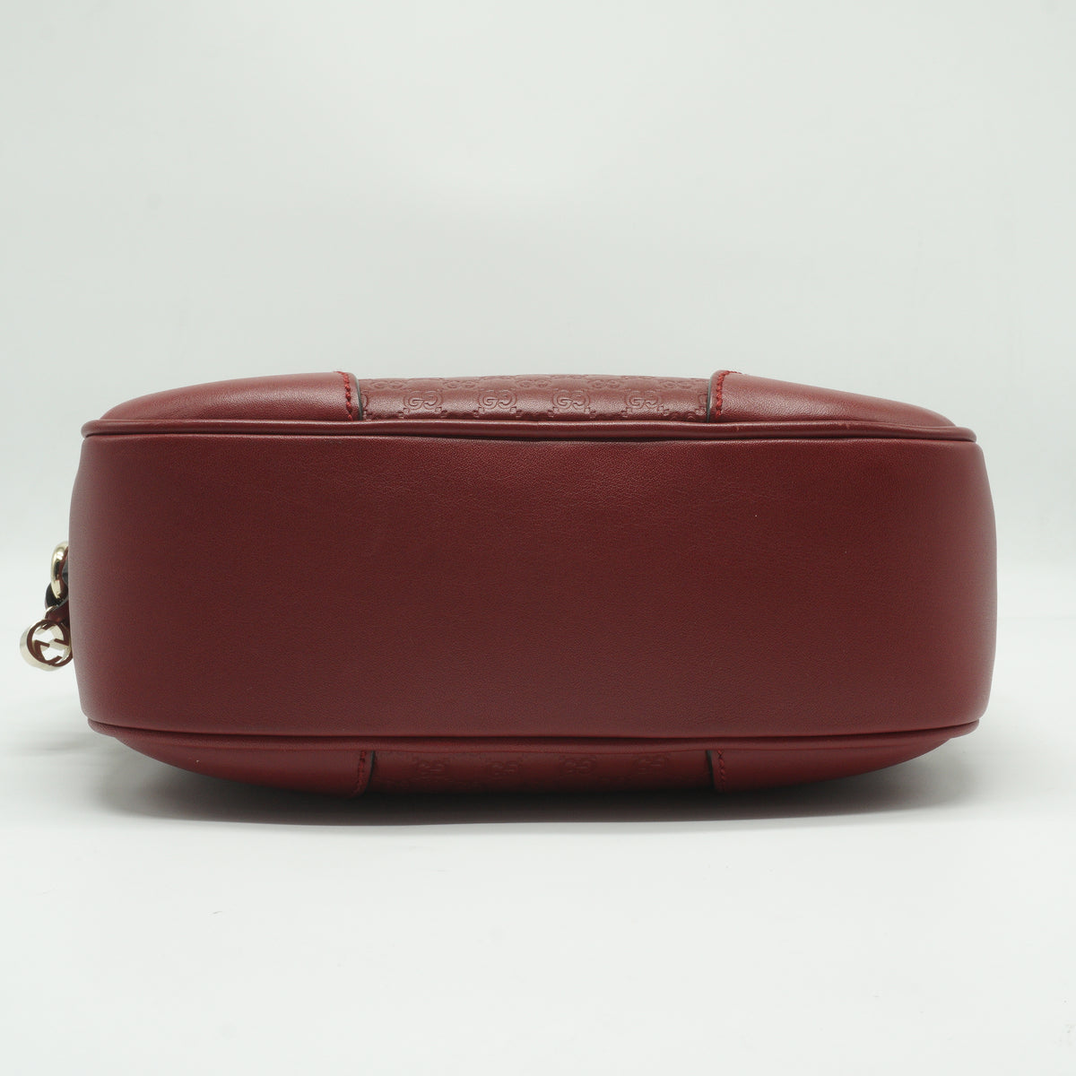 Gucci	Microuccissima Leather Mini Bree Red Crossbody Bag BHW