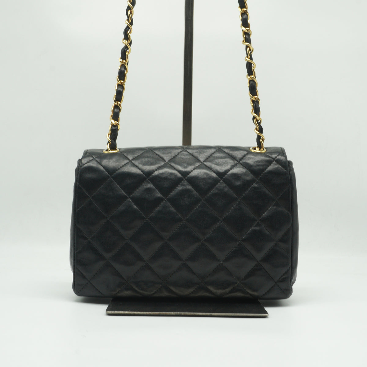 Chanel	Envelope Flap Shoulder Bag Black Small GHW