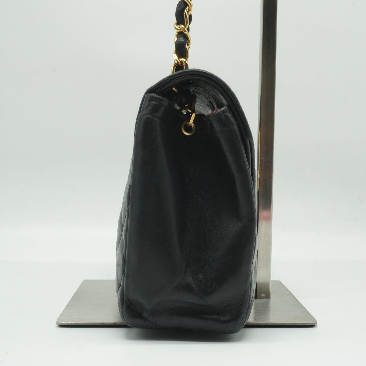 Chanel	Envelope Flap Shoulder Bag Black Small GHW