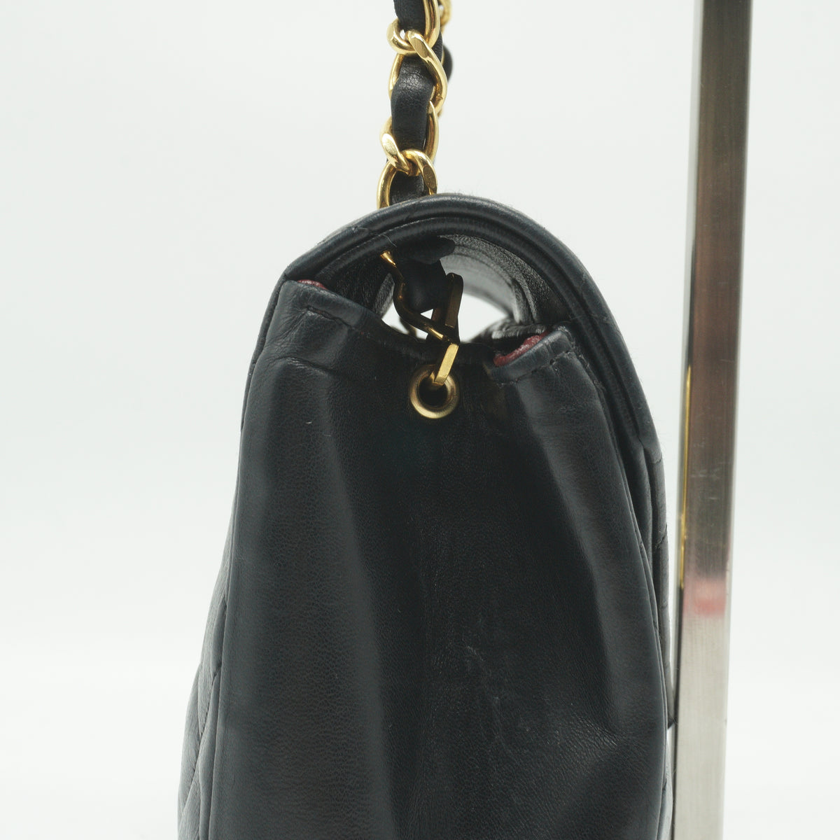 Chanel	Envelope Flap Shoulder Bag Black Small GHW