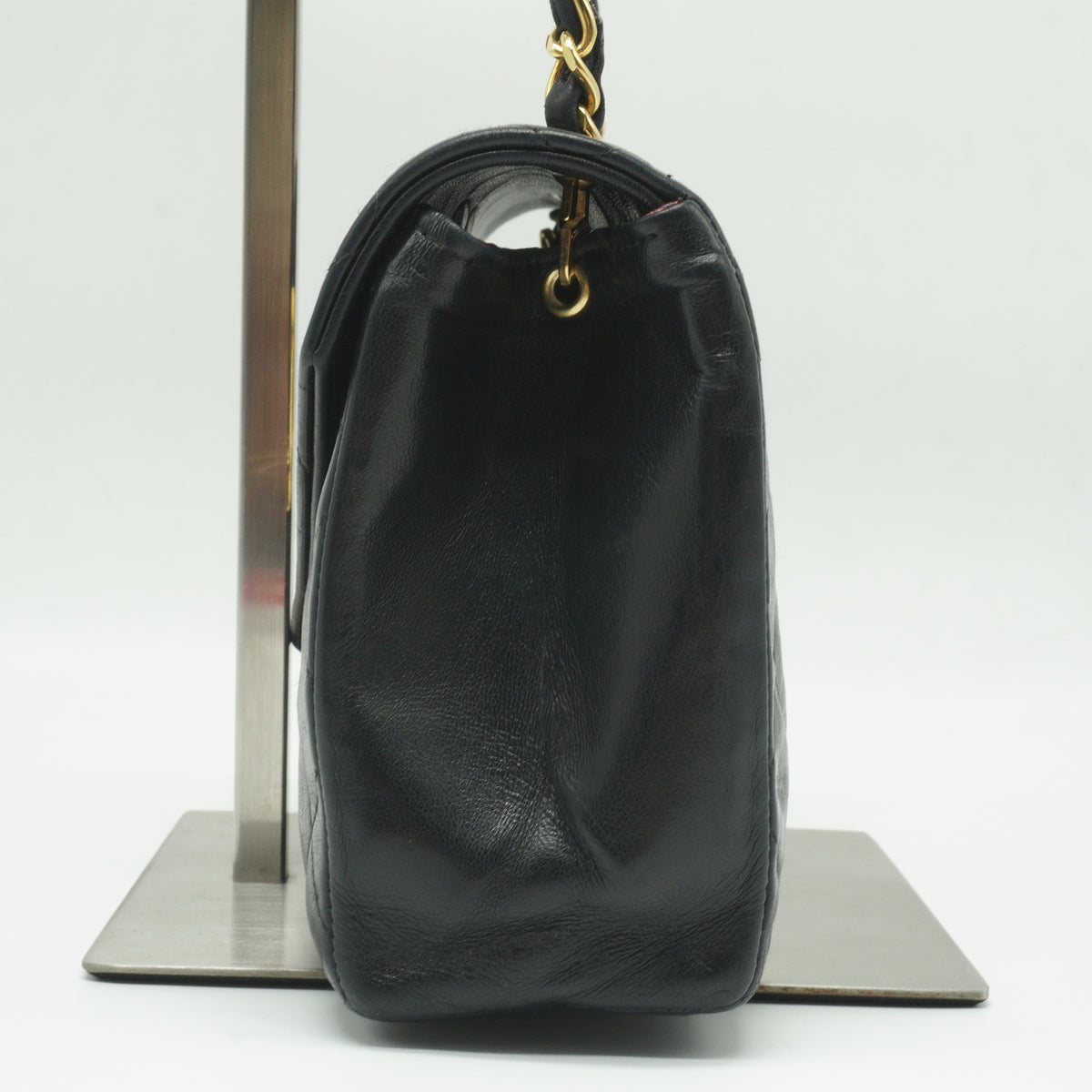 Chanel	Envelope Flap Shoulder Bag Black Small GHW