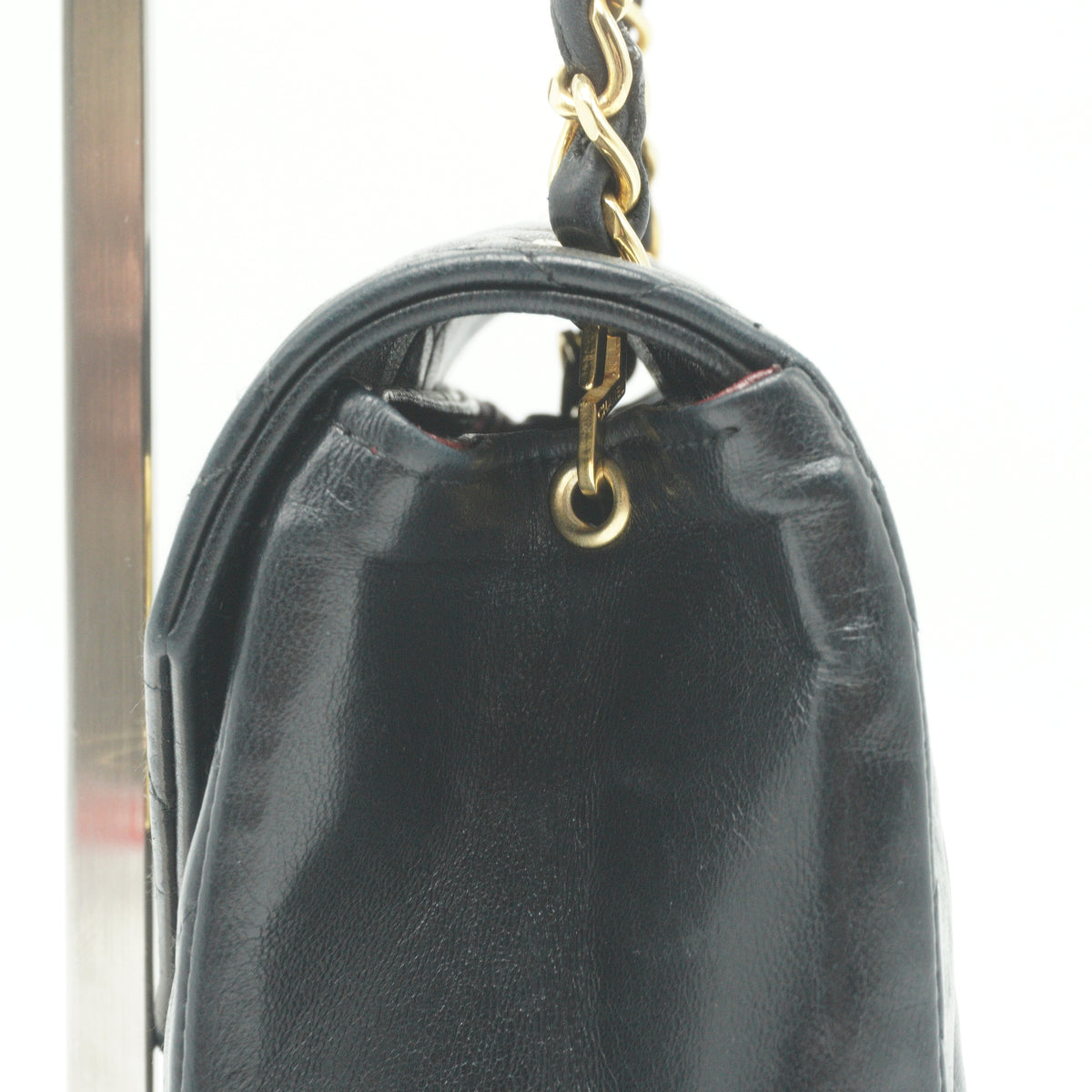 Chanel	Envelope Flap Shoulder Bag Black Small GHW