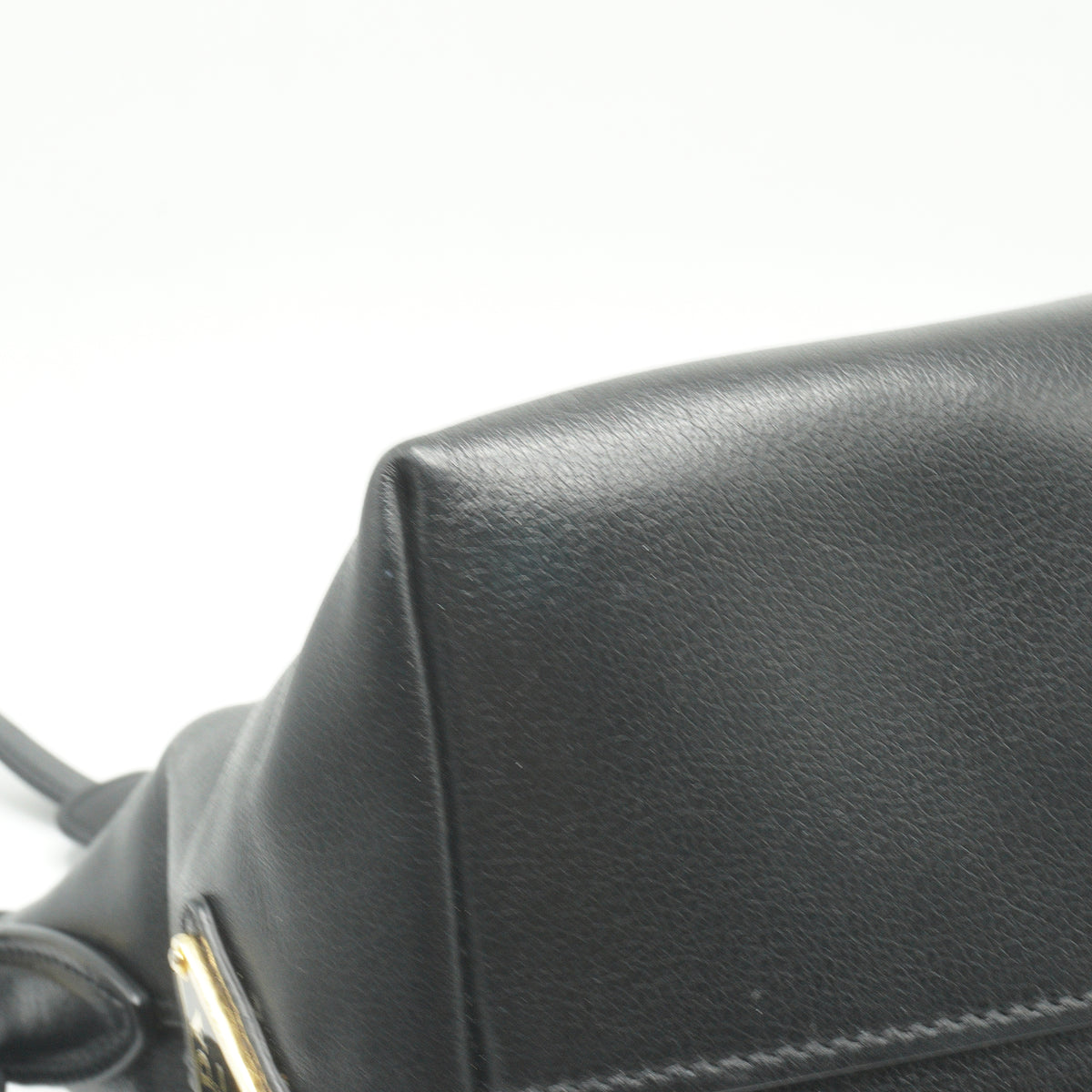 Prada Embossed Convertible Tote Bag Black Small GHW