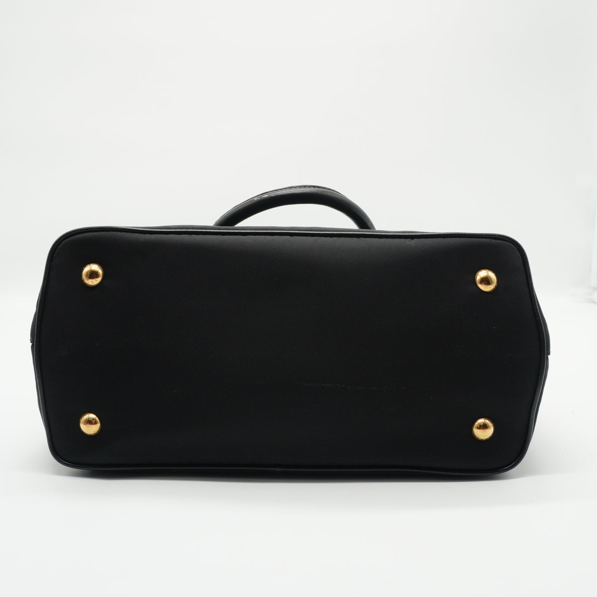 Prada	1BA173 Tessuto Nylon Soft Calf Smal Handbag GHW
