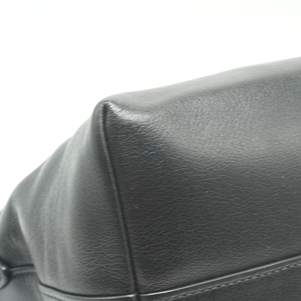 Prada Embossed Convertible Tote Bag Black Small GHW