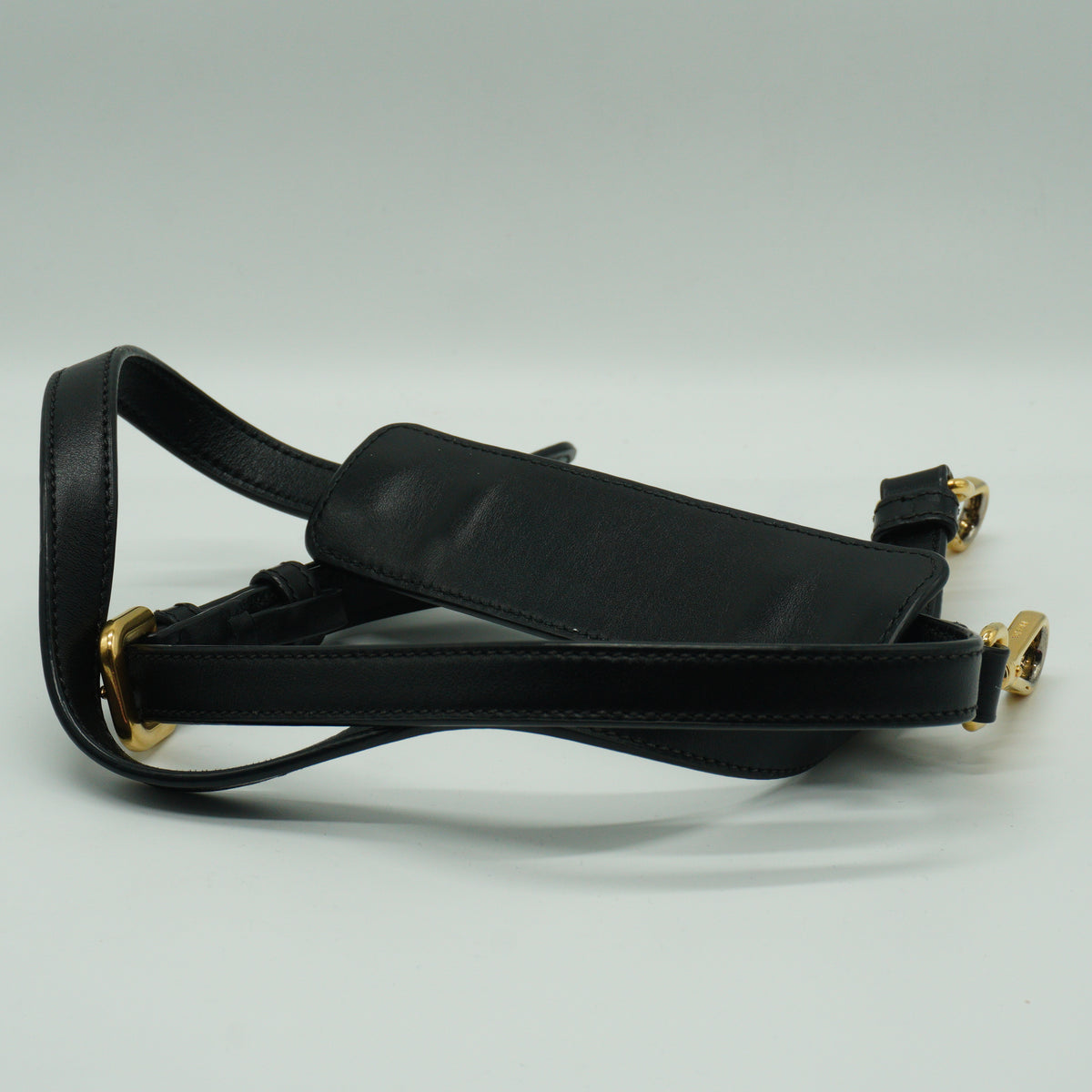 Prada	1BA173 Tessuto Nylon Soft Calf Smal Handbag GHW