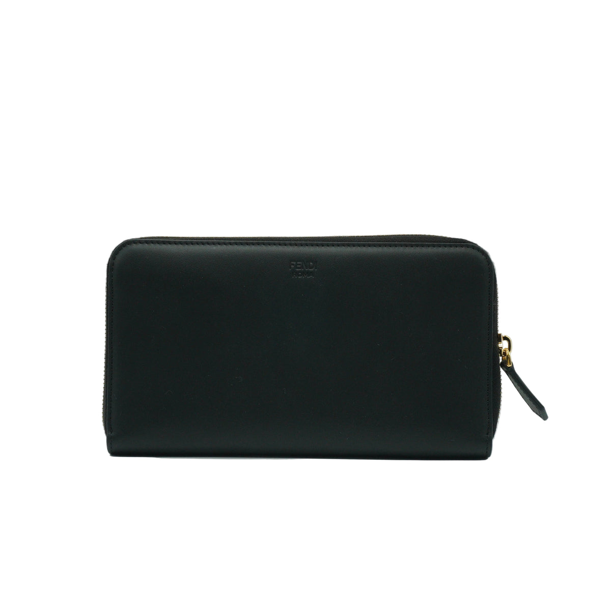 Fendi	Bugs Zip-Around Wallet Black GHW