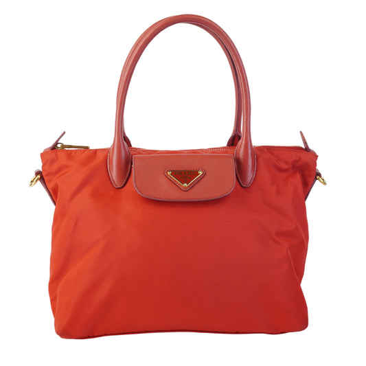Prada Tessuto Nylon 2 way Red