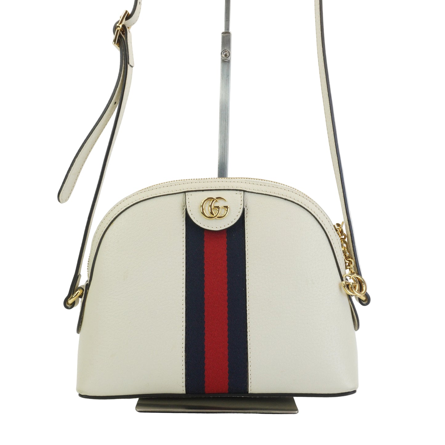 Gucci Opidia Dome White  GHW Small