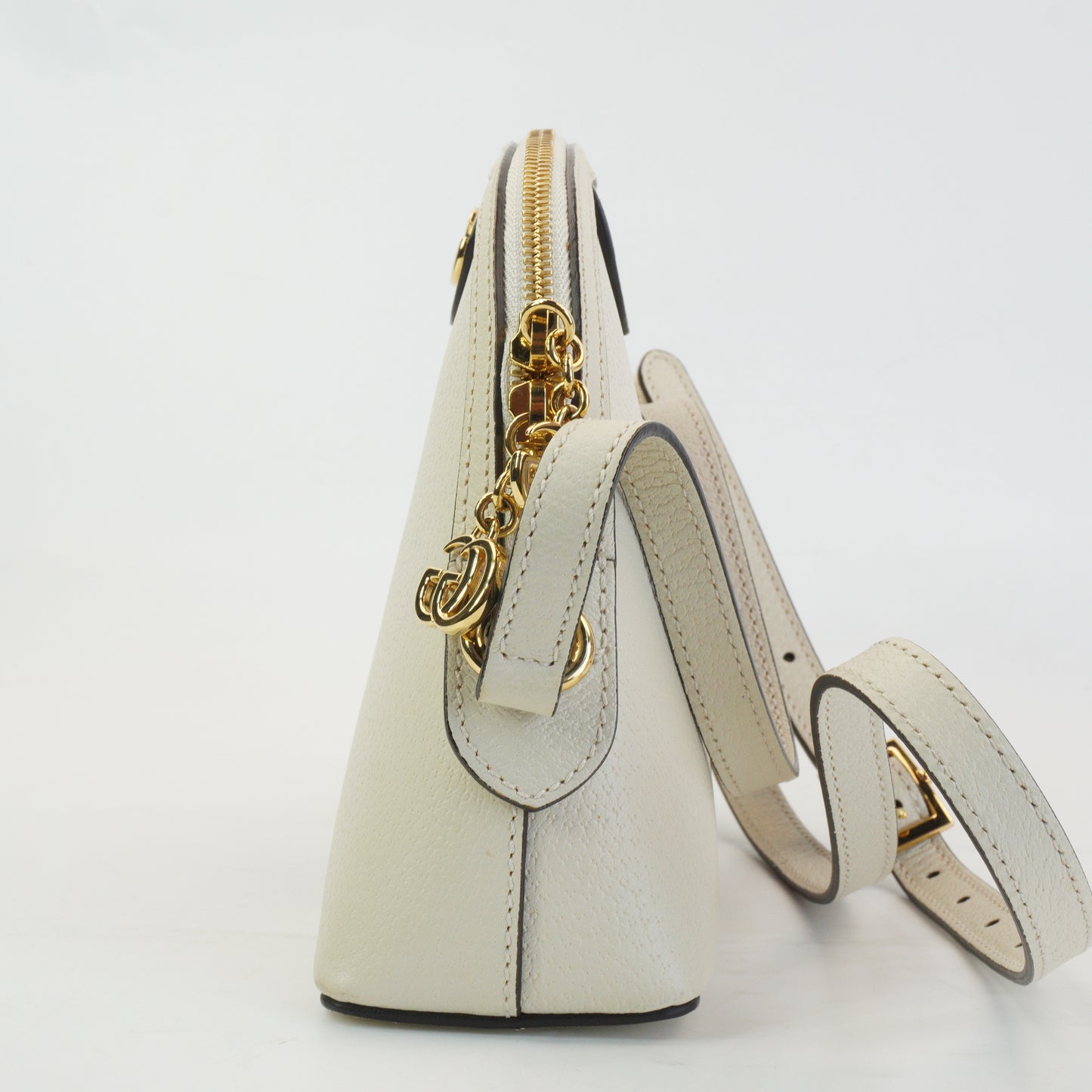 Gucci Opidia Dome White  GHW Small