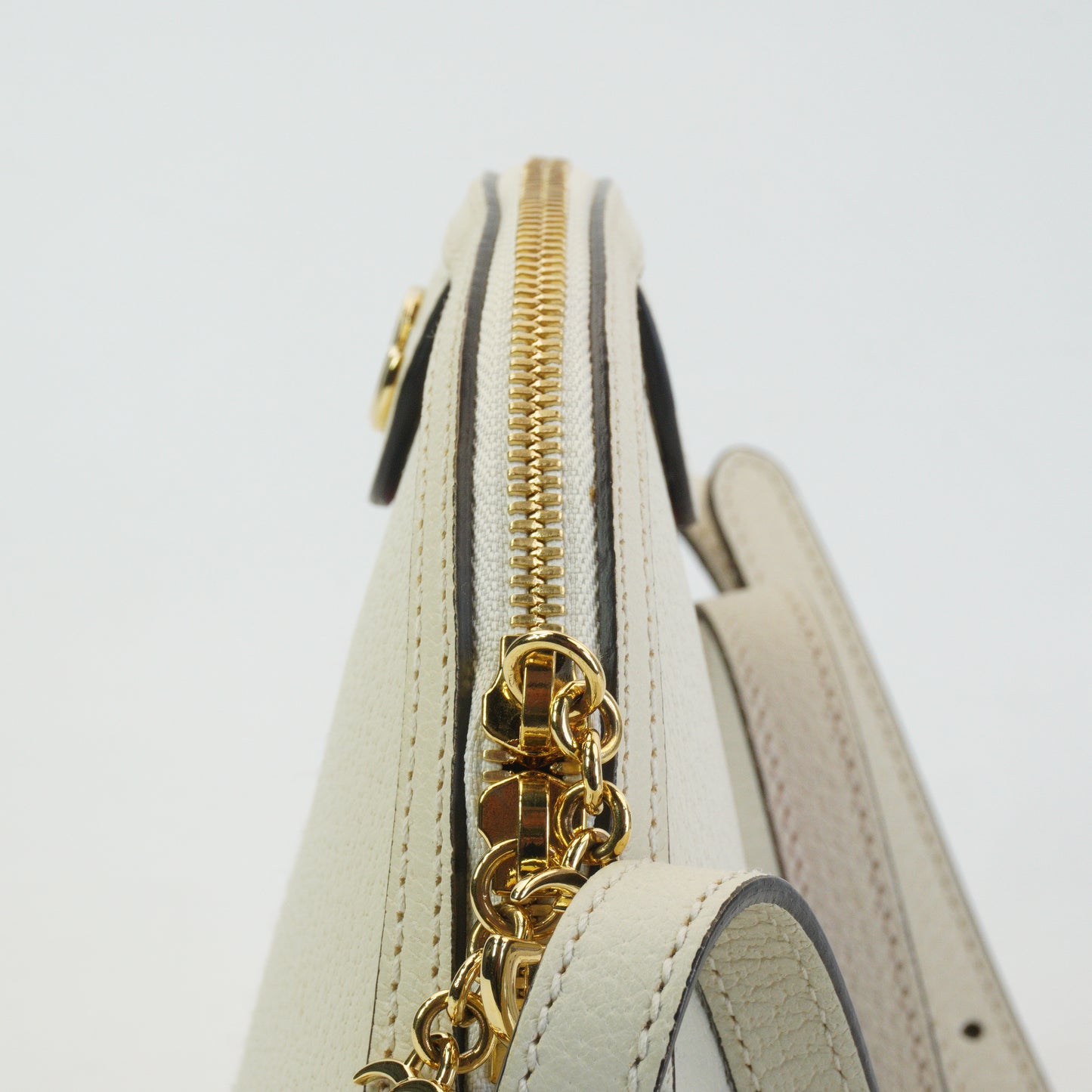 Gucci Opidia Dome White  GHW Small