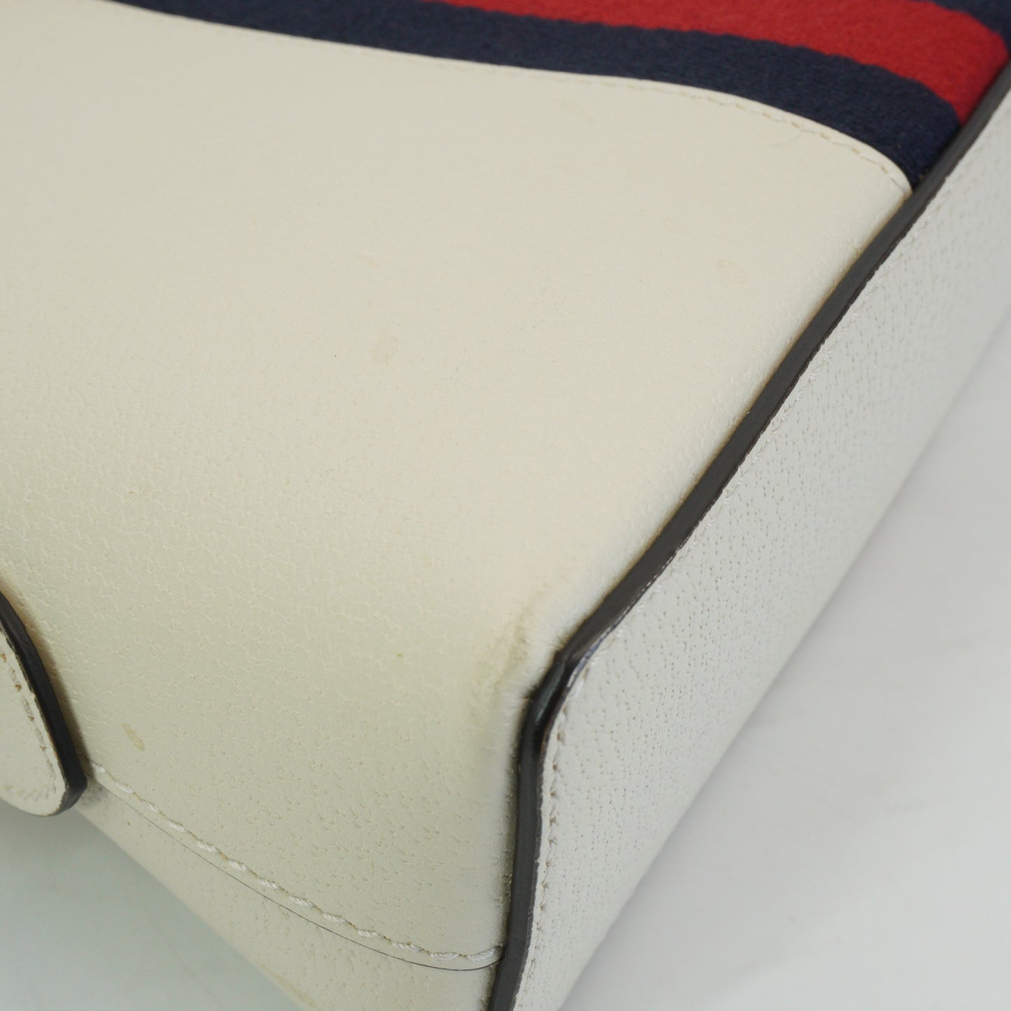 Gucci Opidia Dome White  GHW Small