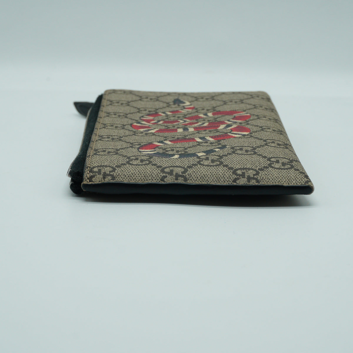 Gucci	GG Supreme Kingsnake Zip Around Wallet SHW