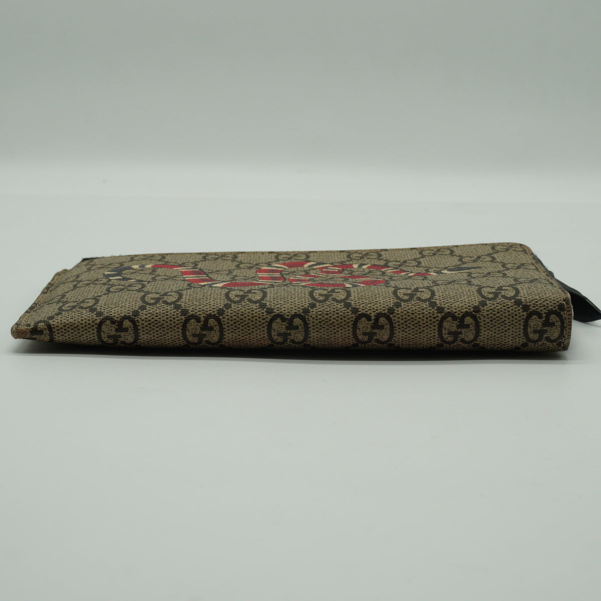 Gucci	GG Supreme Kingsnake Zip Around Wallet SHW