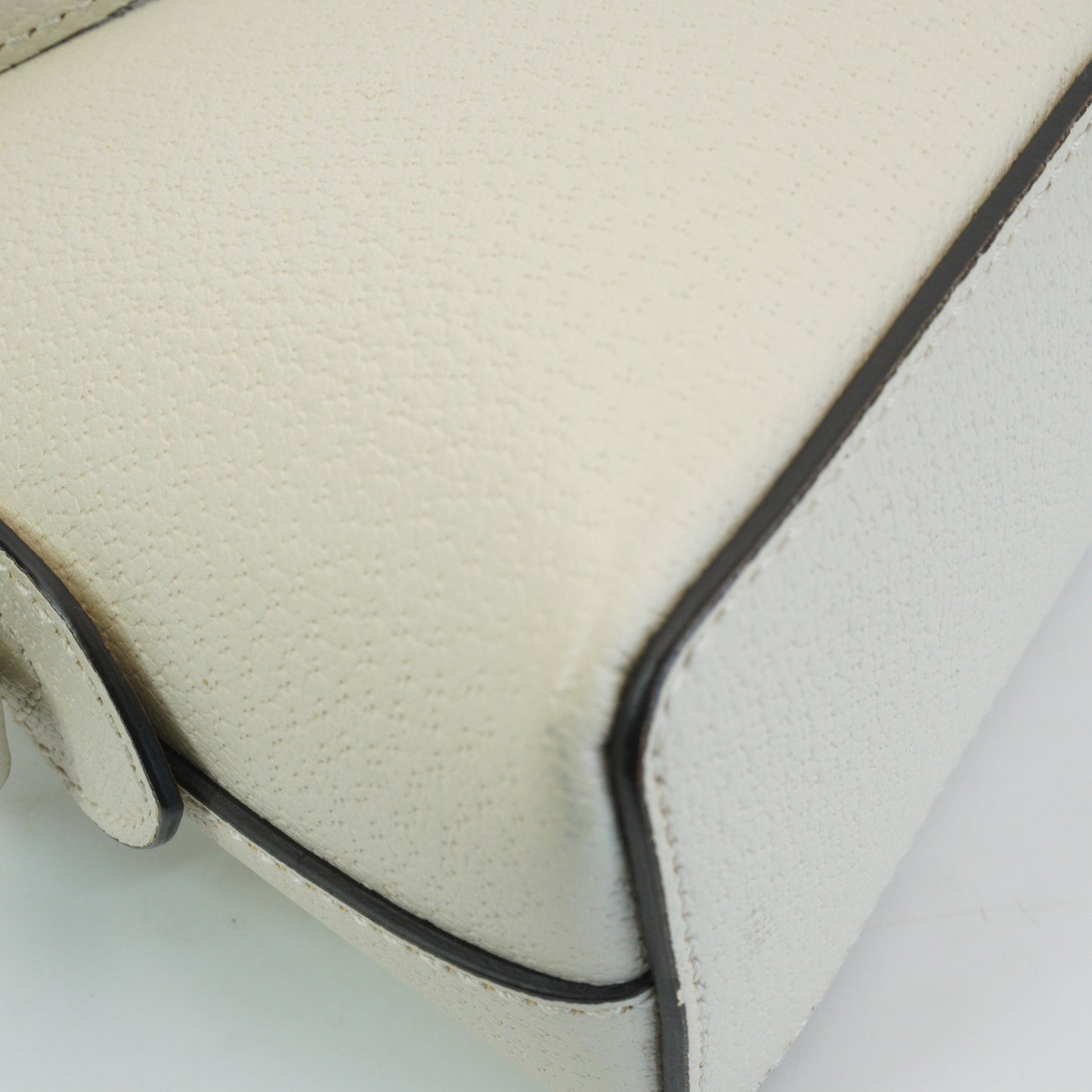 Gucci Opidia Dome White  GHW Small