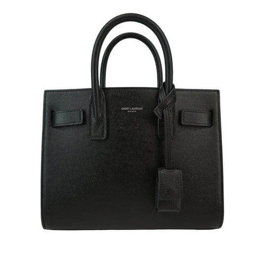 YSL	Sac de Jour Black Leather