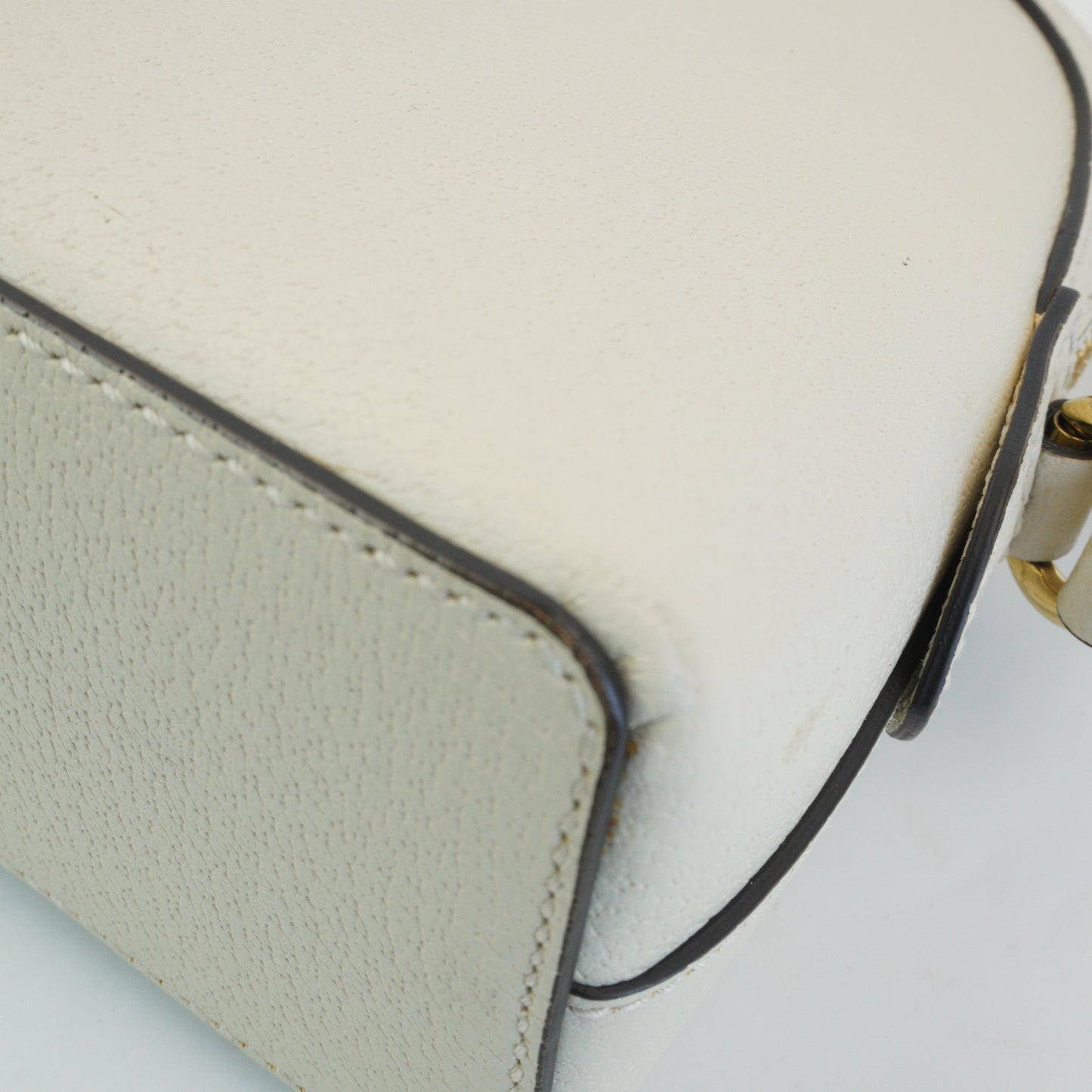 Gucci Opidia Dome White  GHW Small