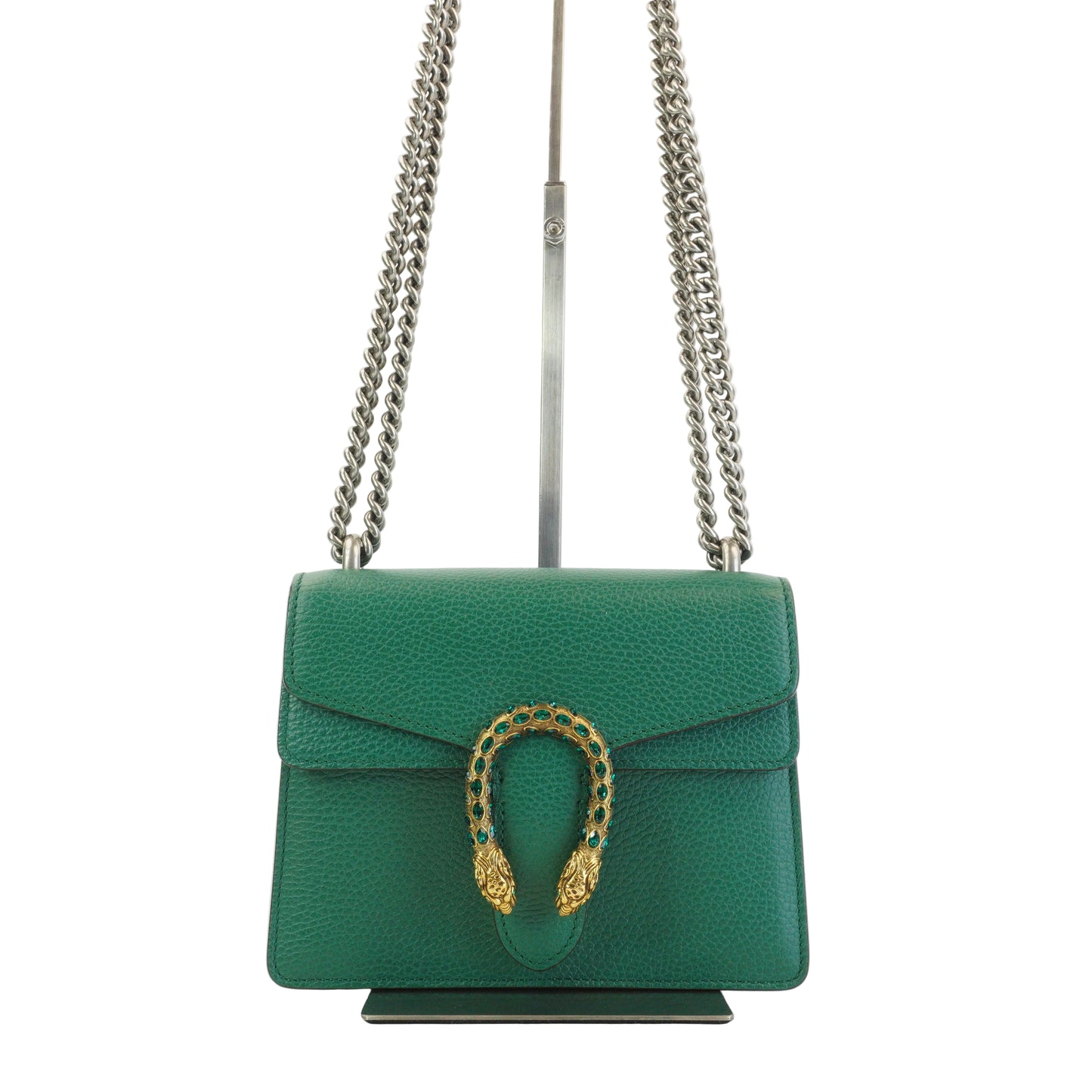 Gucci Dionysus Shoulder Bag Emeral Green Mini GHW