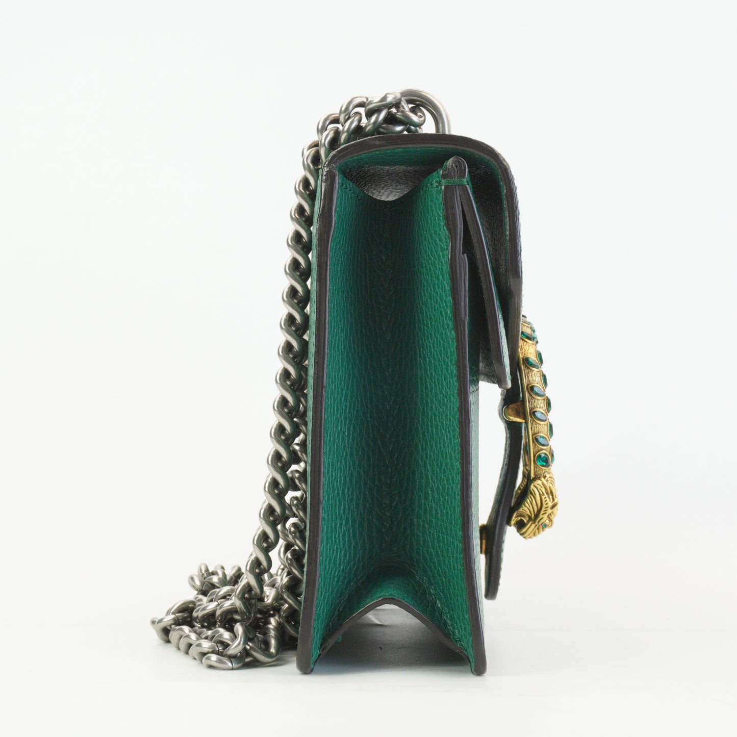 Gucci Dionysus Shoulder Bag Emeral Green Mini GHW