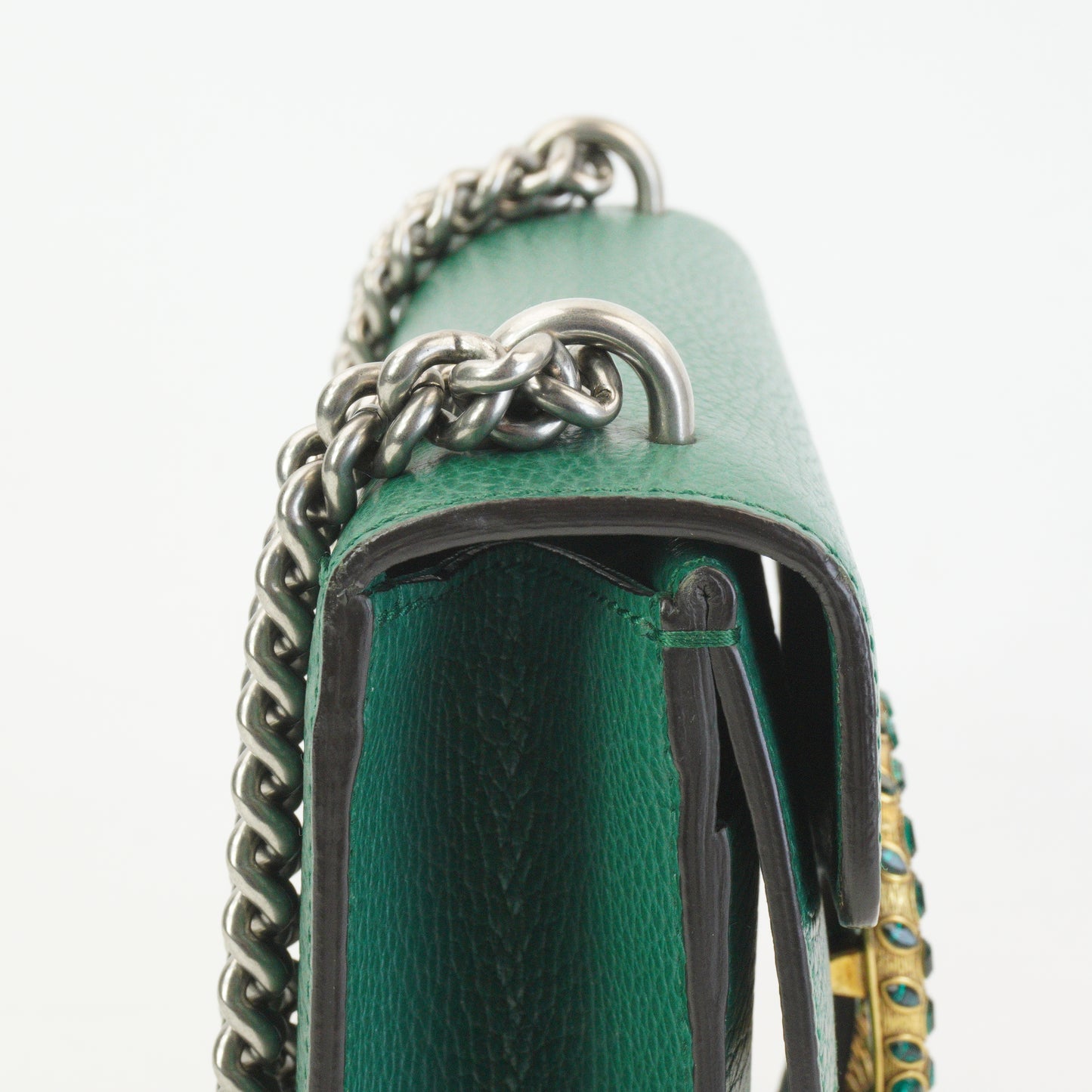 Gucci Dionysus Shoulder Bag Emeral Green Mini GHW