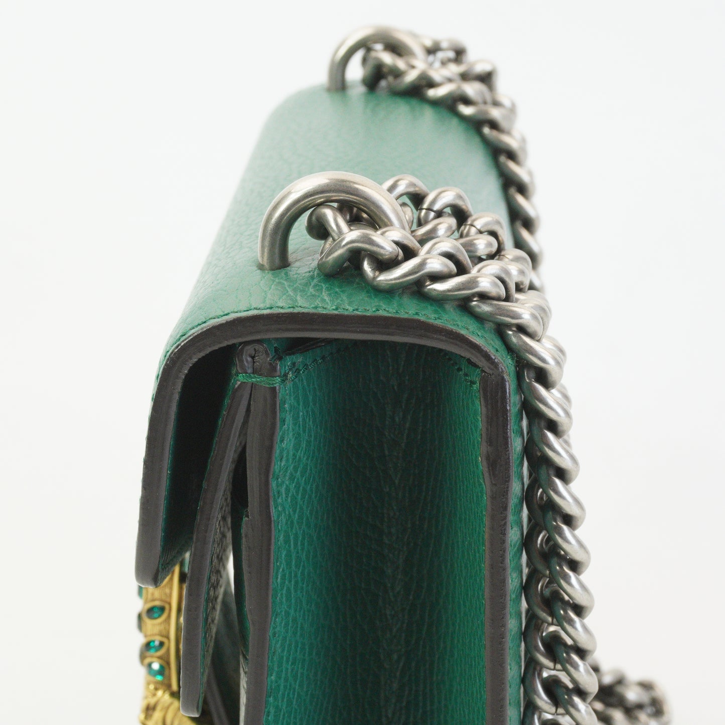 Gucci Dionysus Shoulder Bag Emeral Green Mini GHW