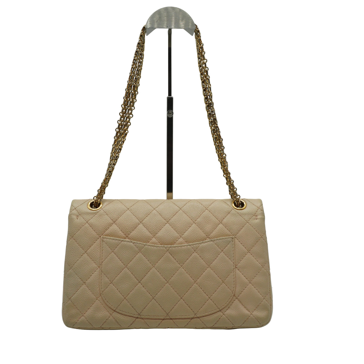 Chanel	2.55 Reissue Medium Flap Bag Beige GHW