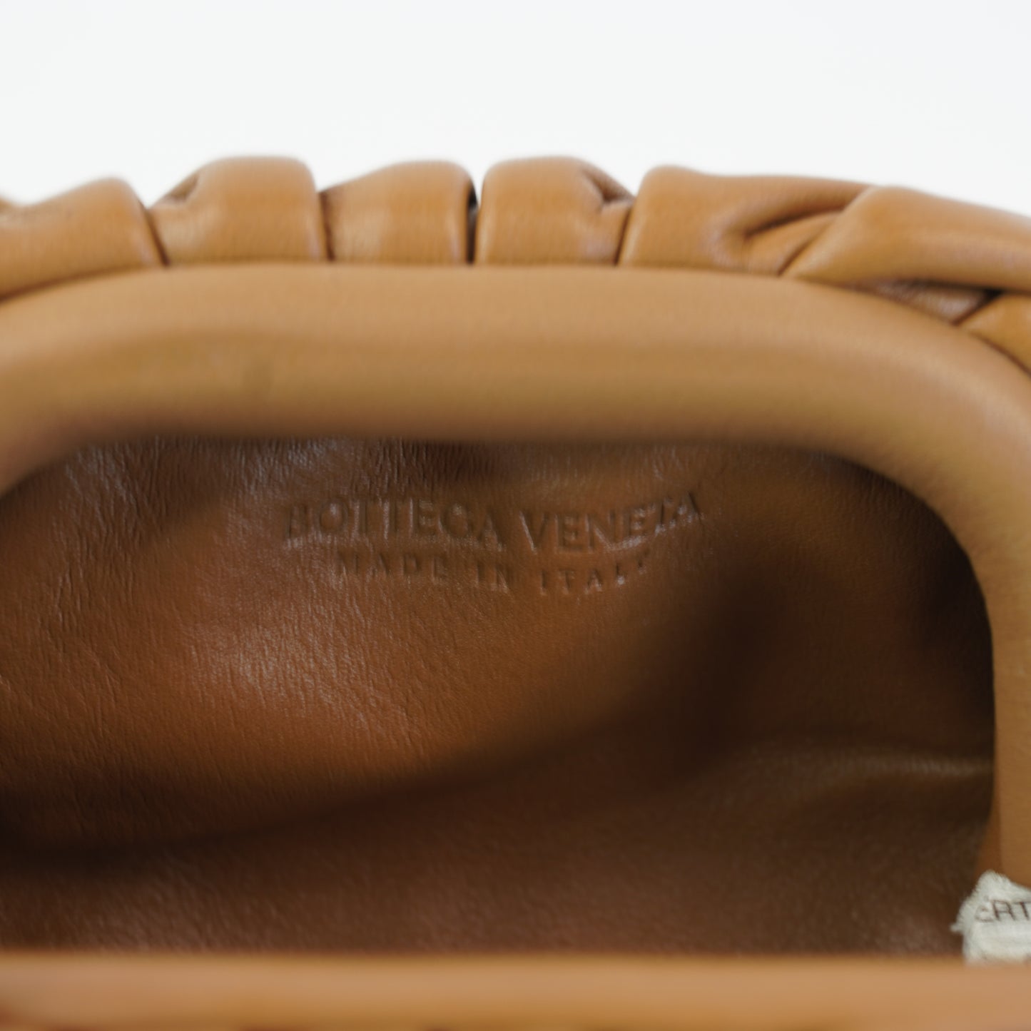 Bottega Venetan Micro Pouch calfskin leather