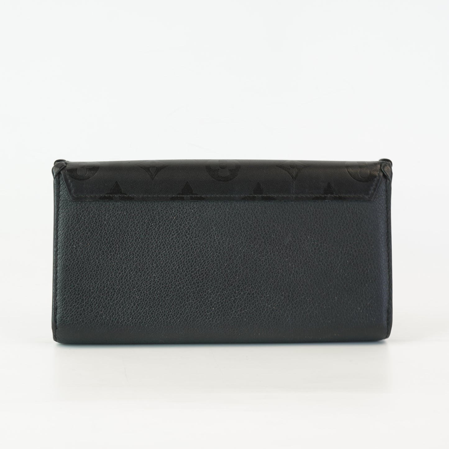 Louis Vuitton	Black Portefeuille Wallet braid trims