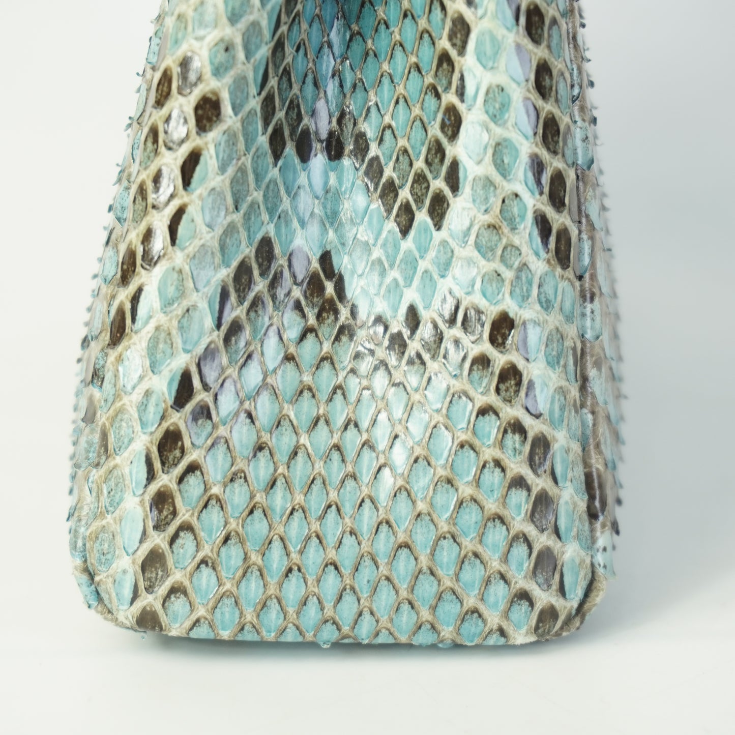 Fendi Nano Peekaboo Snakeskin