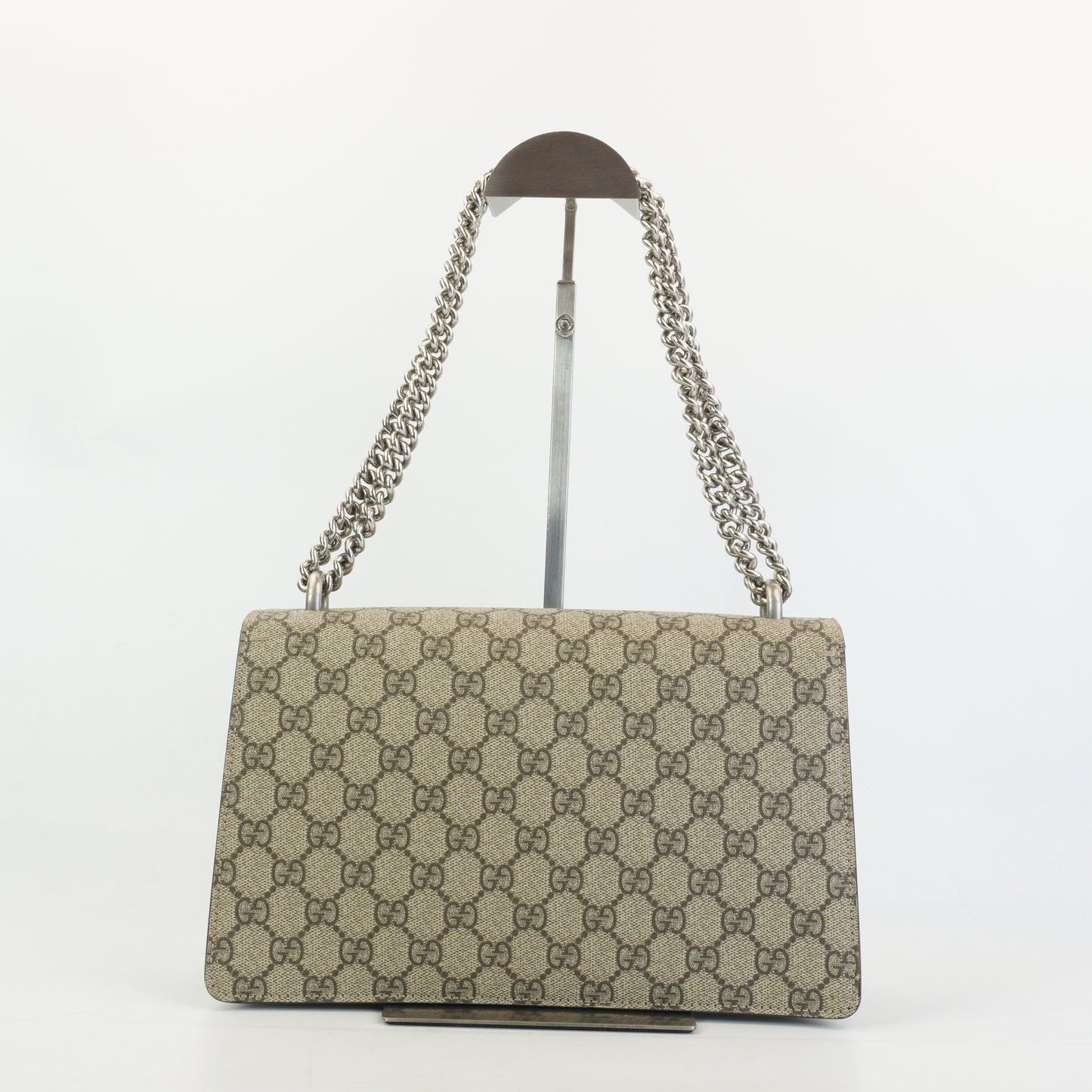 Gucci Dionysus GG Supreme Shoulder Bag Black Medium SHW