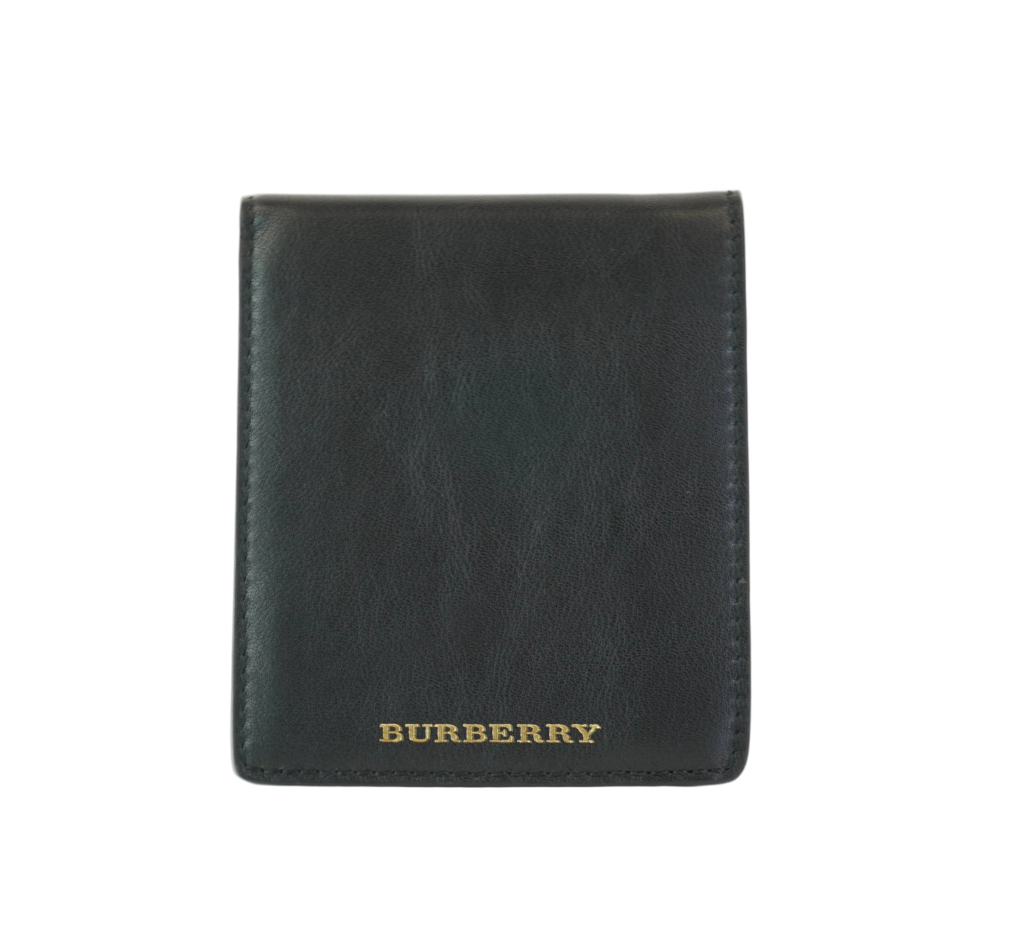 Burberry Debossed Gold Logo Wallet