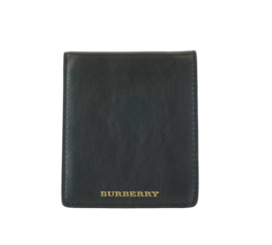 Burberry Debossed Gold Logo Wallet