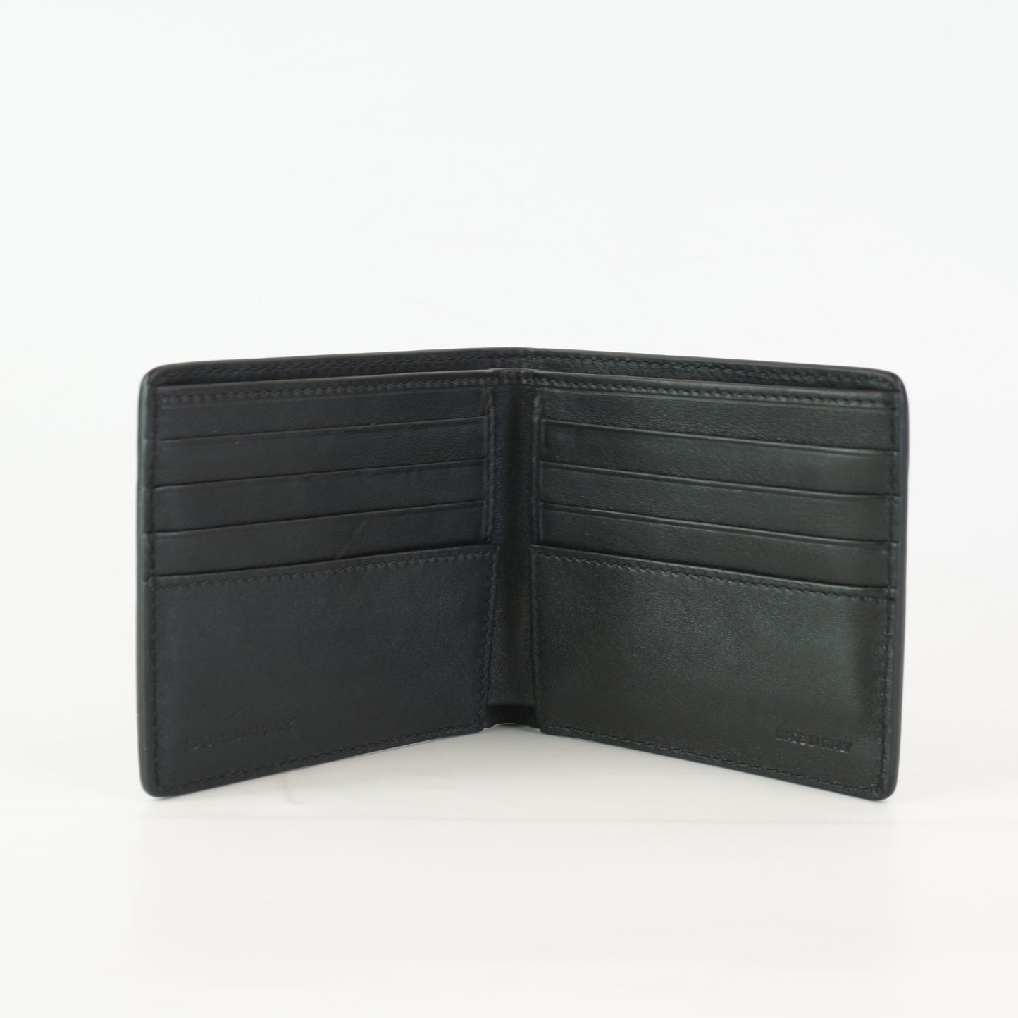 Burberry Debossed Gold Logo Wallet